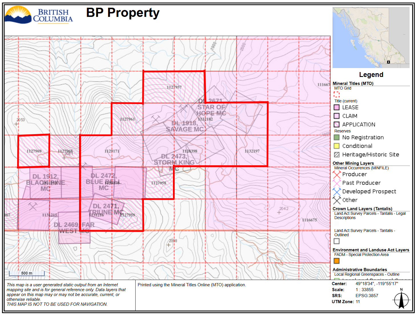BP Property map