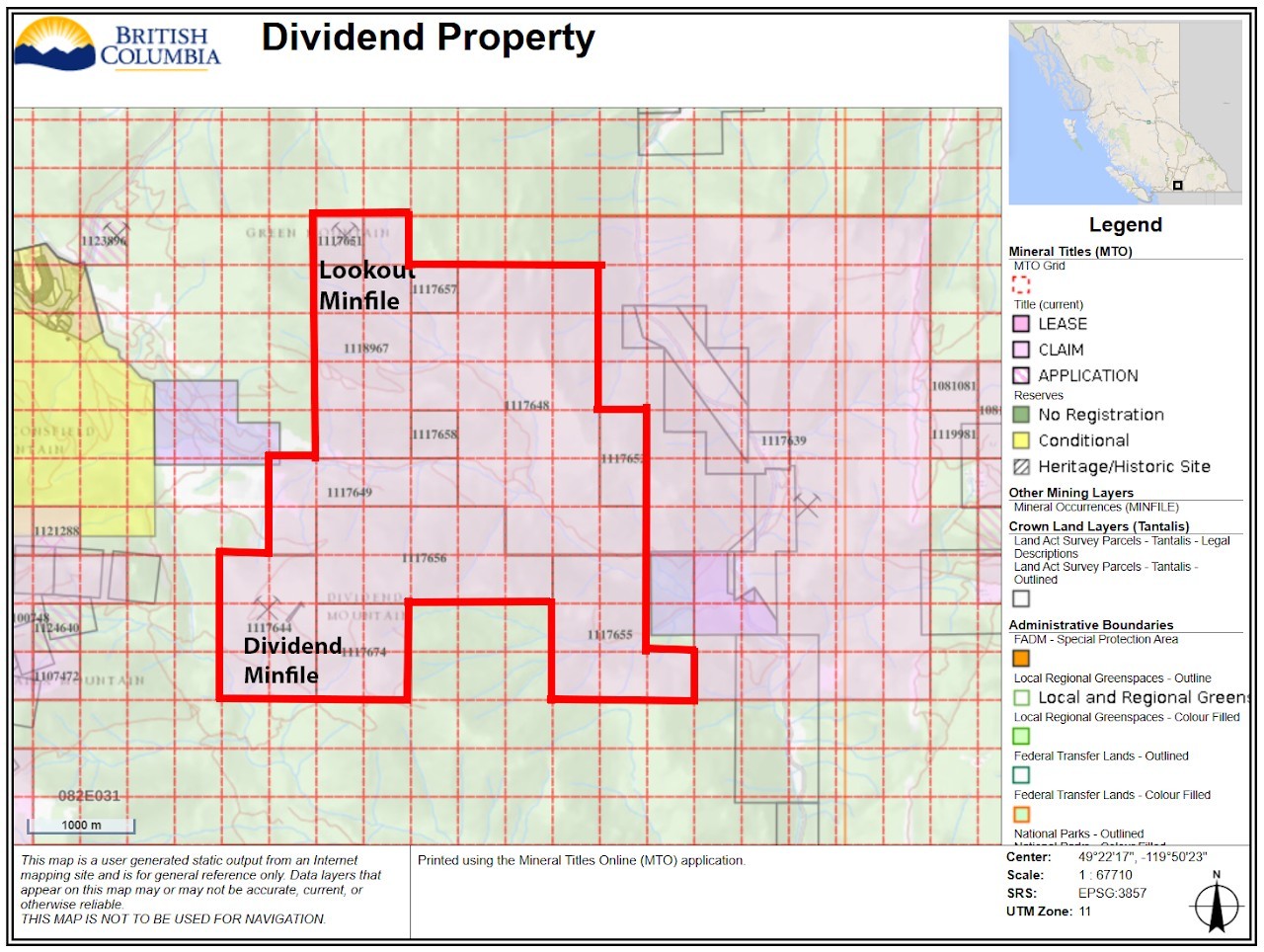 Dividend property map